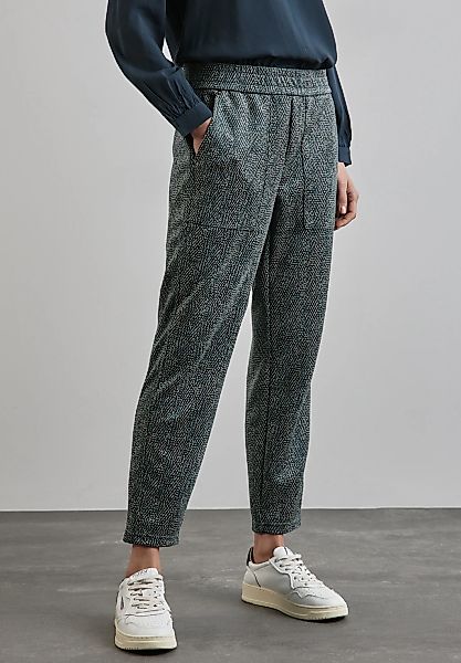 STREET ONE Dehnbund-Hose, mit Grafikmuster günstig online kaufen