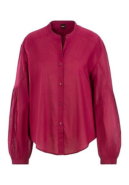 BOSS ORANGE Klassische Bluse Berday Premium Damenmode mit Ballonärmeln günstig online kaufen