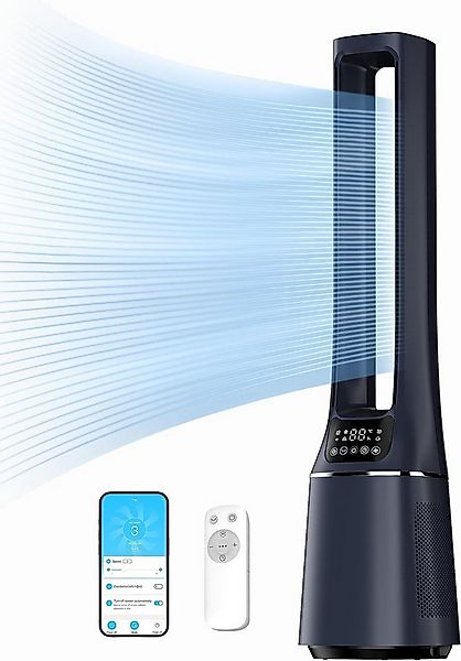 Midea Turmventilator »MFP-120i BL« 2in1 Turmventilator & Luftreiniger H13 T günstig online kaufen