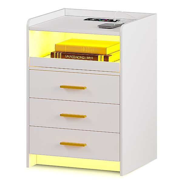 LVifur Nachttisch Smart Nachtschrank 24-farbig dimmbar, günstig online kaufen