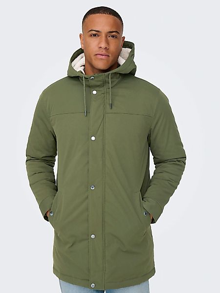 ONLY & SONS "ONSALEXANDER LIFE PARKA OTW VD" mit Kapuze Polyester, regular günstig online kaufen