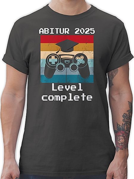 Shirtracer T-Shirt Abitur 2025 Level Complete günstig online kaufen