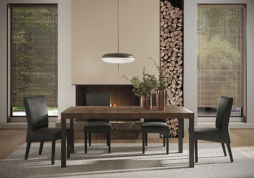 Home affaire Esstisch "Everest 189 x 88 cm, Küchentisch, Esszimmertisch" mo günstig online kaufen