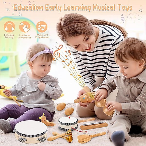 POPOLIC Spielzeug-Musikinstrument 20 Stück Musikinstrumente für Kinder - Ho günstig online kaufen