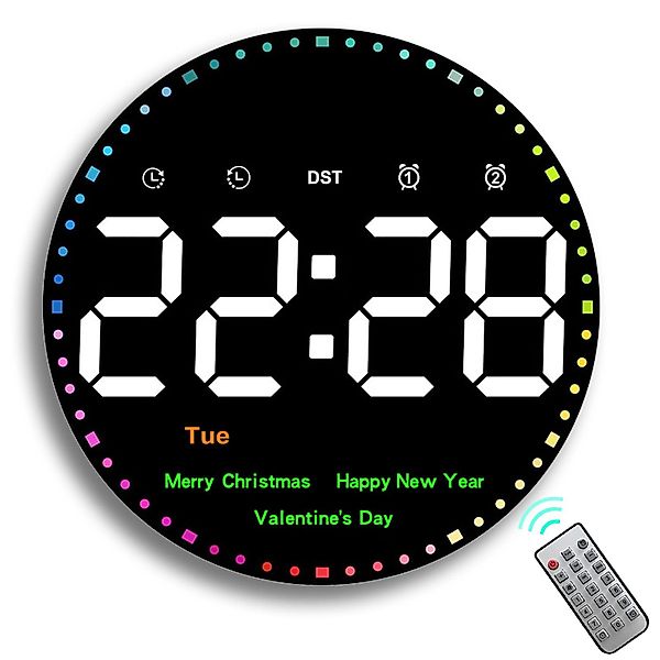 ZEUOPQ Wanduhr Elektronische Digitaluhr elektronische leise günstig online kaufen