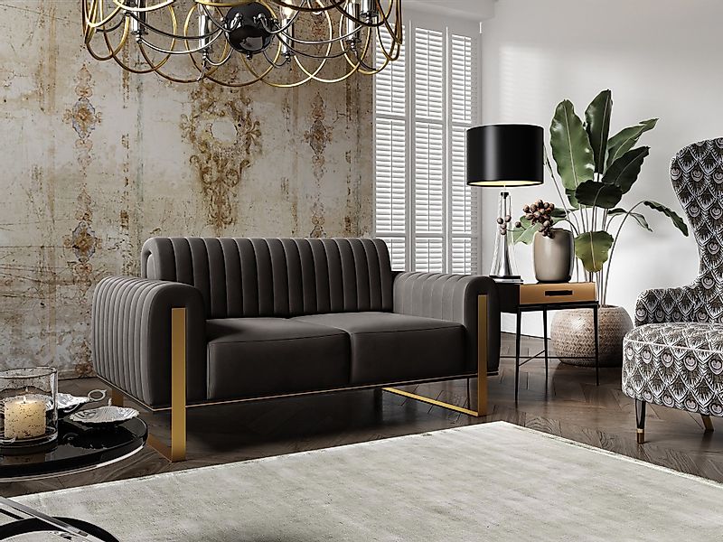 Fun Möbel 2-Sitzer Sofa Designersofa VALERIE günstig online kaufen