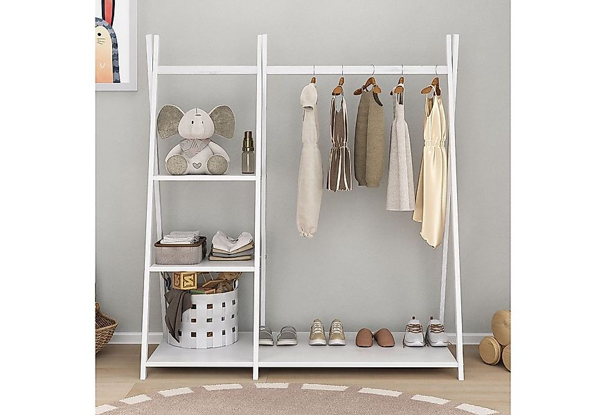 IDIMEX Kinderkleiderschrank LOTTE Kinderzimmer Garderobe mit günstig online kaufen
