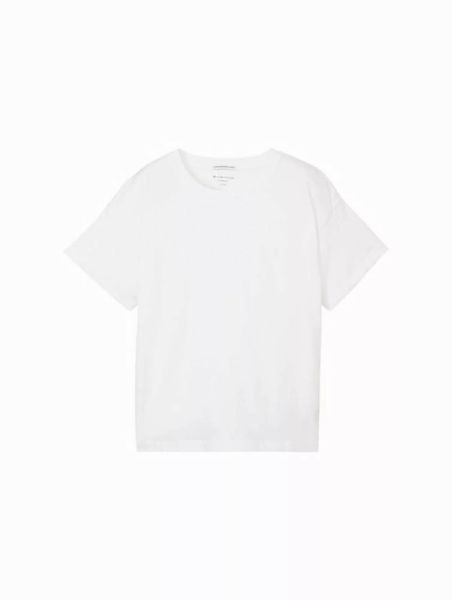 TOM TAILOR T-Shirt mit Markenlabel günstig online kaufen