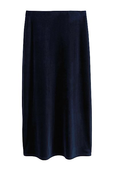 Next Maxirock Enger langer Samtrock, Kurzgröße (1-tlg) günstig online kaufen