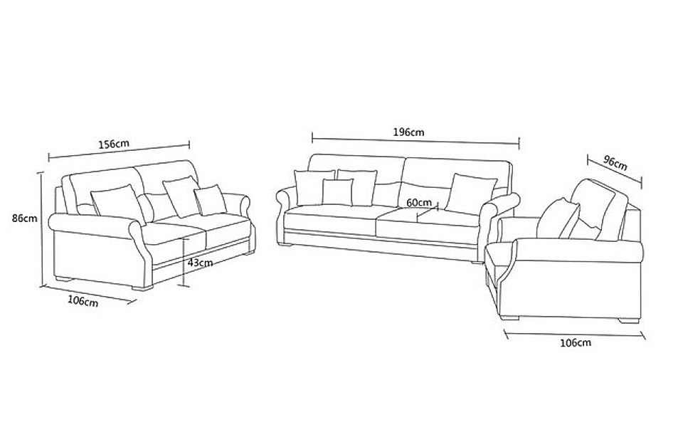 Xlmoebel Sofa Modernes Ledersofa in 3+2 Sitzern, passend zur Wohnlandschaft günstig online kaufen