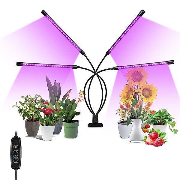 Clanmacy Pflanzenlampe LED Pflanzenlicht 80 LEDs günstig online kaufen