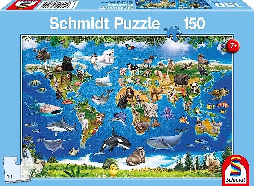 Schmidt Spiele Puzzle Lococo Tierwelt (Kinderpuzzle), günstig online kaufen