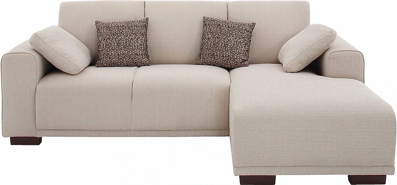Home affaire Ecksofa "BORNHOLM L-Form mit Recamiere, Maße B/T/H: 234/162/85 günstig online kaufen