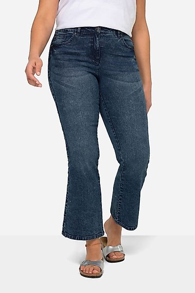 Angel of Style 5-Pocket-Jeans Bootcut-Jeans Stickereiband günstig online kaufen