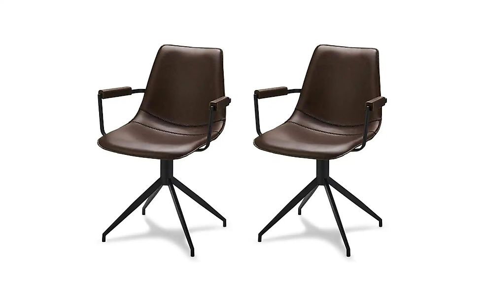 Furnhouse Esszimmerstuhl 2er-Set  Isabel ¦ braun ¦ Maße (cm): B: 59 H: 85 S günstig online kaufen