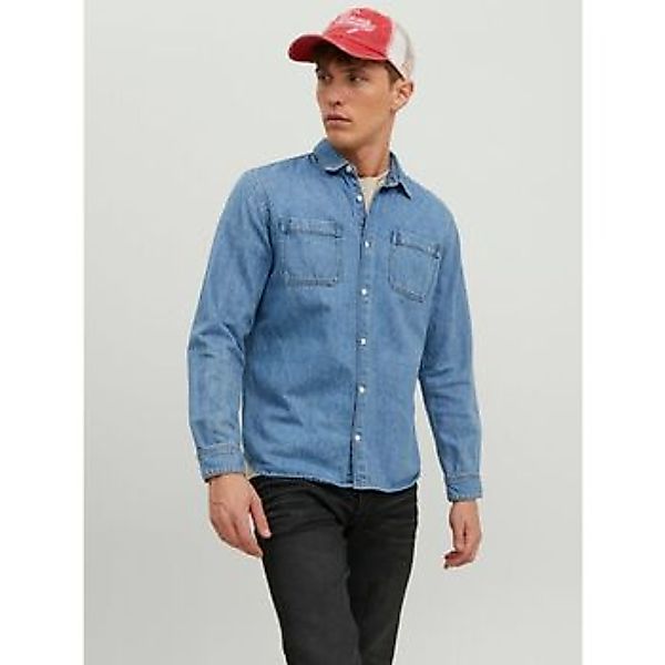 Jack & Jones  Hemdbluse 12224328 CREEK-LIGHT BLUE DENIM günstig online kaufen