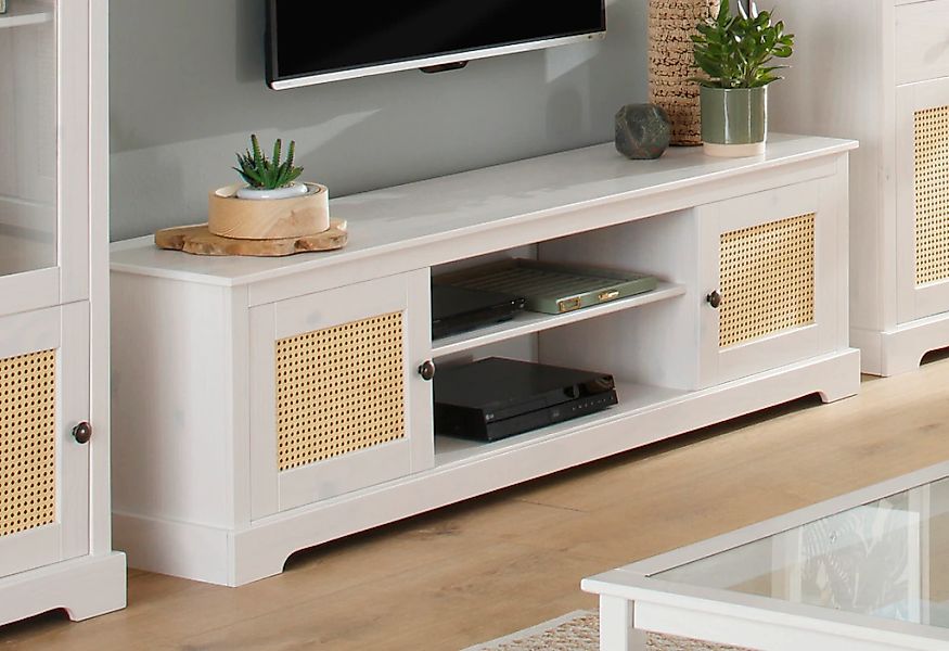 OTTO home Lowboard "Linda" Kommode mit Weidetürenfronten, schönen Metallgri günstig online kaufen