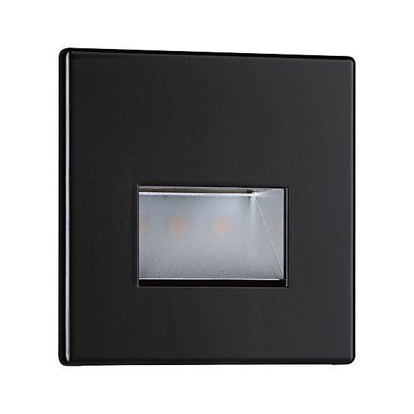 Paulmann LED-Wandeinbauleuchte EDGE, schwarz günstig online kaufen