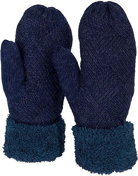 styleBREAKER Fäustlinge Strickhandschuhe Fäustlinge mit Rauten günstig online kaufen