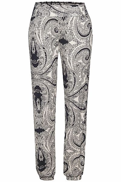 LASCANA Jerseyhose, mit Paisleydruck und Taschen, elastischer Bund, Sommerh günstig online kaufen