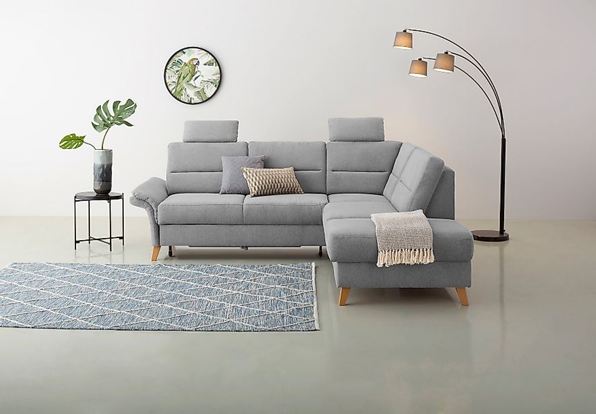 Home affaire Ecksofa "Westerland L-Form" Federkern-Polsterung, wahlweise mi günstig online kaufen