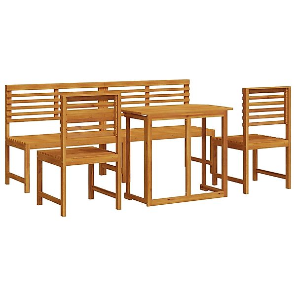 vidaXL 5-Teiliges Garten-Esszimmer-Set aus Massivem Akazienholz 3328698 günstig online kaufen