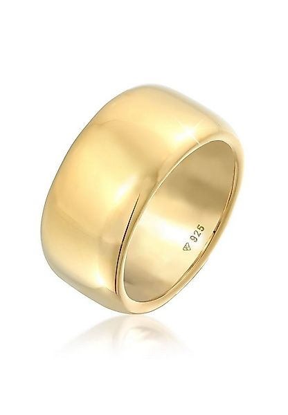 Elli Premium Fingerring Breit Schlicht Bandring Trend 925 Sterling Silber günstig online kaufen