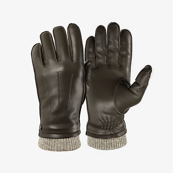 PEARLWOOD Lederhandschuhe JACKSON (1 Paar) Strickbündchen, günstig online kaufen