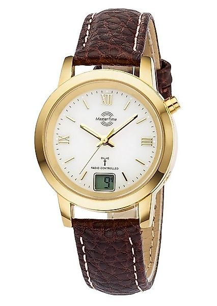 MASTER TIME Funkuhr MTLA-10299-13L, Armbanduhr, Quarzuhr, Damenuhr, Datum, günstig online kaufen