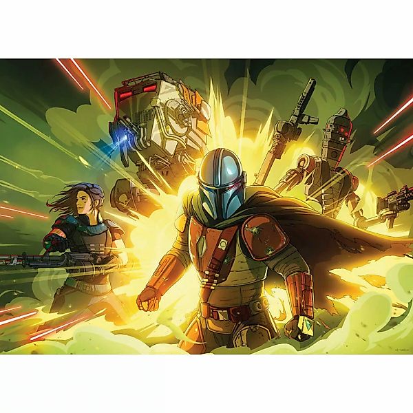 Komar Poster Mandalorian Fireteam Disney B/L: ca. 70x50 cm günstig online kaufen