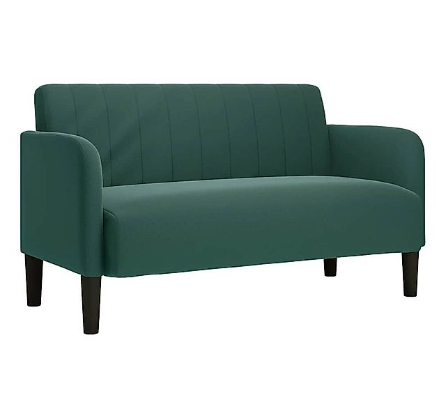 vidaXL Sofa Zweisitzer-Sofa Dunkelgrün 109 cm Samt günstig online kaufen