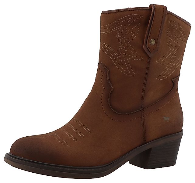 Mustang Shoes Bernadette Winterstiefelette Cowboystiefel, Winterboots mit R günstig online kaufen