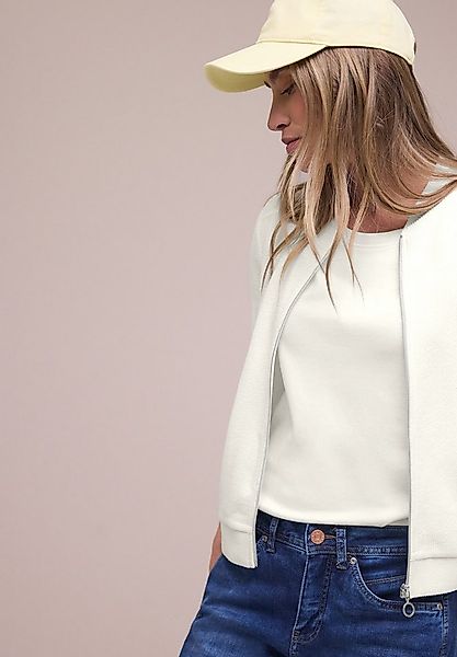 STREET ONE Blouson mit Zipper und Struktur günstig online kaufen