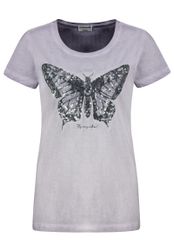Fresh Made T-Shirt Glitzer-Schmetterling Design, Kurzarm, günstig online kaufen