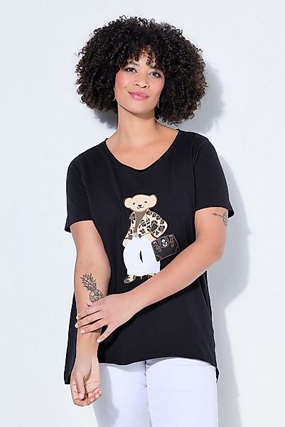 Angel of Style T-Shirt T-Shirt A-Linie Glitzer auf dem Teddybär günstig online kaufen