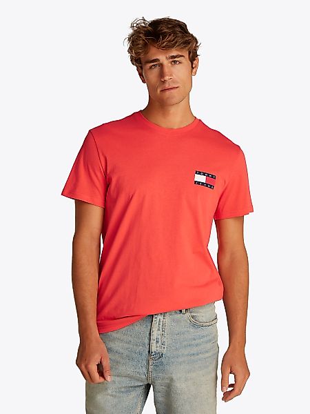 Tommy Jeans T-Shirt "TJM SLIM ESSENTIAL FLAG TEE EXT" günstig online kaufen