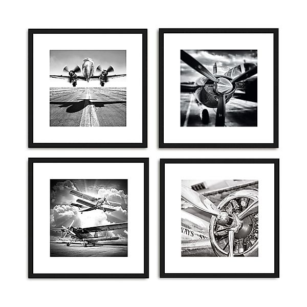 artissimo Bild mit Rahmen Design-Poster-Set mit günstig online kaufen