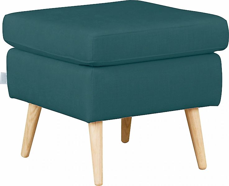Home affaire Hocker "Salla" Bezug auch in Luxus-Microfaser in Teddyfellopti günstig online kaufen
