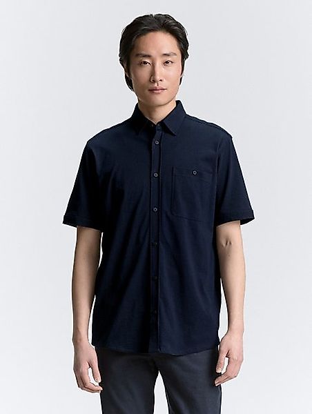 TOM TAILOR Kurzarmhemd Regular Fit Kurzarmhemd aus Baumwolle günstig online kaufen