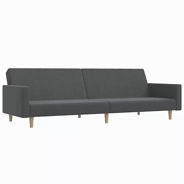 vidaXL Sofa Schlafsofa 2-Sitzer Hellgrau Stoff günstig online kaufen