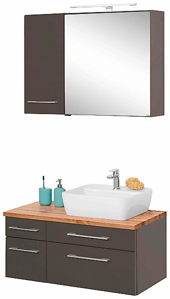 welltime Badmöbel-Set "Davos" 3 Stk. tlg. Breite 50 cm, mit extra Regal günstig online kaufen