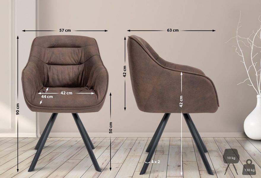 CLP Esszimmerstuhl Russel, Samt oder Antik günstig online kaufen