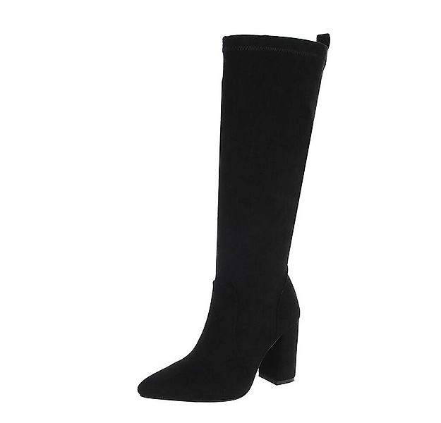 Ital-Design Damen Elegant High-Heel-Stiefel (87124805) Blockabsatz High-Hee günstig online kaufen