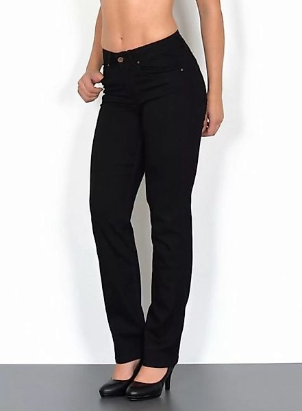 ESRA Straight-Jeans G100 High Waist Straight Fit Jeans Damen, bis Übergröße günstig online kaufen