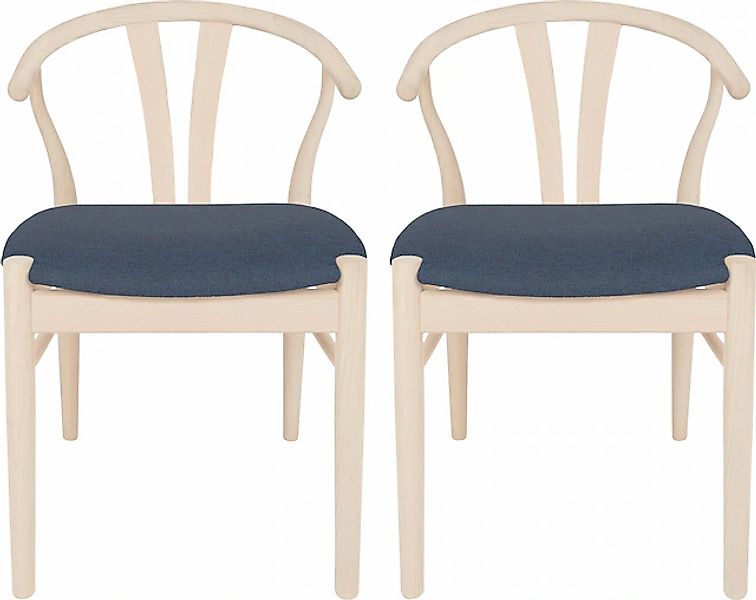 Hammel Furniture Holzstuhl »Findahl by Hammel Frida« (Set) 2 Stk. Stoff Mas günstig online kaufen