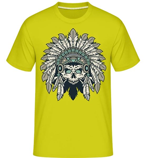Indian Headdress Skull · Shirtinator Männer T-Shirt günstig online kaufen