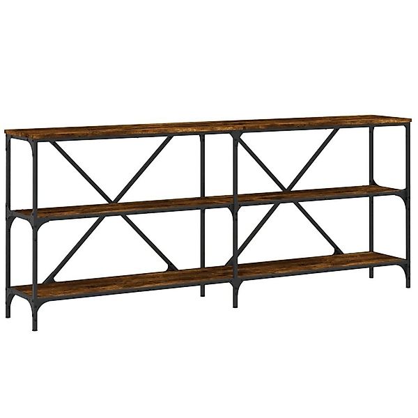 vidaXL Beistelltisch Konsolentisch Räuchereiche 180x30x75 cm günstig online kaufen