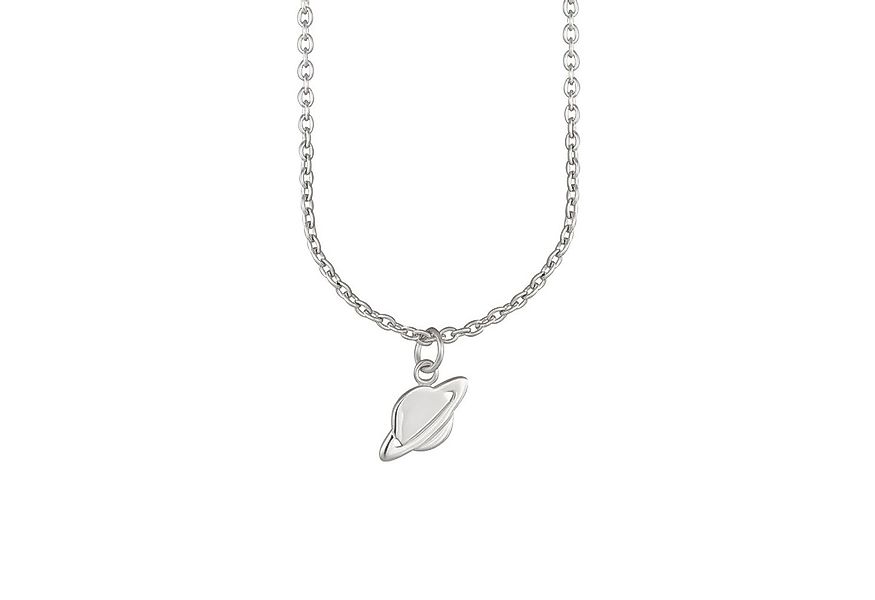 CAÏ Kette mit Anhänger 925 Silber rhodiniert Planet Saturn günstig online kaufen