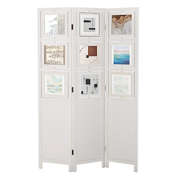 COSTWAY Paravent, 170x121cm, 3 tlg. Raumteiler günstig online kaufen