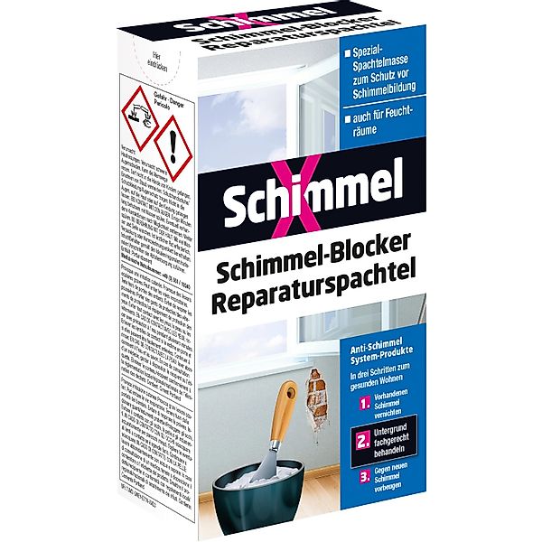 Schimmel X Spachtelpulver SchimmelX Schimmel-Blocker Reparaturspachtel 1 kg günstig online kaufen